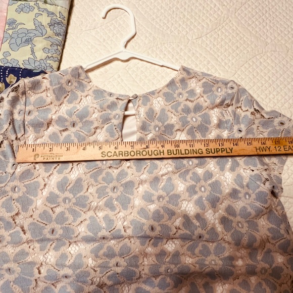 Dee Elle | Blue and Cream Lace Dress - Picture 7 of 10